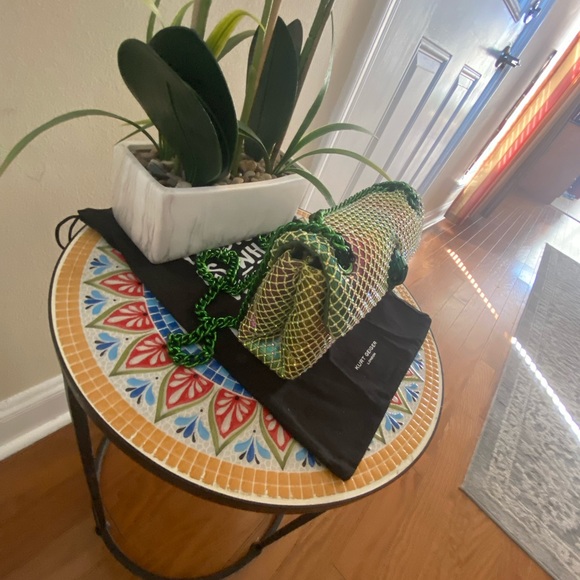 - Kurt Geiger London Kurt Geiger LondonFabric Mini Kensington Shoulder Bag - Picture 3 of 7